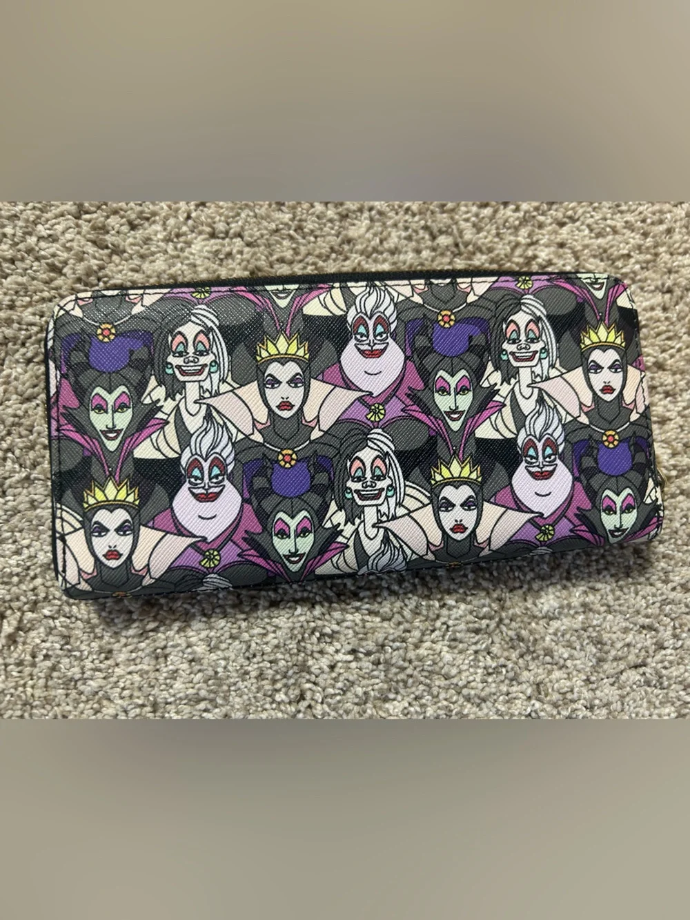 Loungefly x Disney Villains zip-around wallet